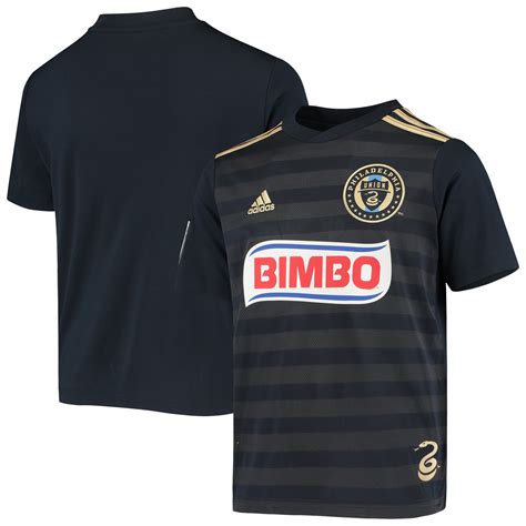 Youth Philadelphia Union adidas Navy 2018/19 Replica Primary 